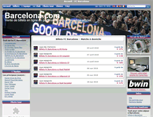 Tablet Screenshot of billets-football.barcelona.com