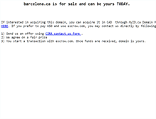 Tablet Screenshot of barcelona.ca