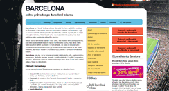 Desktop Screenshot of barcelona.cz