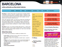 Tablet Screenshot of barcelona.cz