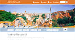 Desktop Screenshot of barcelona.dk