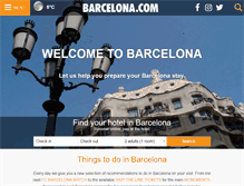Tablet Screenshot of barcelona.com