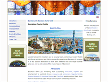 Tablet Screenshot of barcelona.info